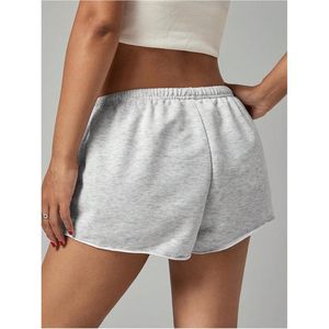 Shorts Deportivos FOXA para Mujer, Cintura Baja, Elásticos, con Cordón Ajustable, Transpirables, de Algodón, Mini Shorts para Verano, para Descansar o Correr - Product Image 2