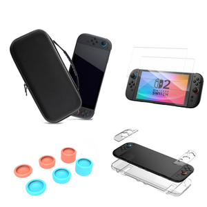 Aomiou 2025 <span class=keywords><strong>Switch</strong></span> 2 Sac de rangement avec housse de protection et <span class=keywords><strong>film</strong></span> en verre trempé Accessoires de jeu <span class=keywords><strong>Switch</strong></span> 2 Sac - Product Image 2