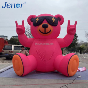 Beruang Kartun Tiup yang Lucu Digunakan untuk Dekorasi Panggung dan Iklan Promosi di <span class=keywords><strong>Acara</strong></span> Pesta Pertunangan di Taman. - Product Image 2
