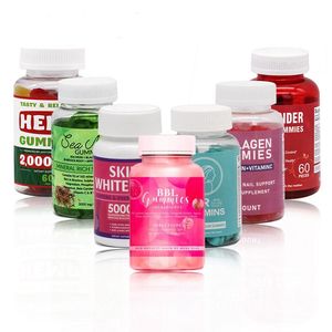 Vendita calda OEM vitamina <span class=keywords><strong>C</strong></span> Gummies zucchero caramellato supporto gratuito salute per bambino adulto sapore arancione bottiglia di imballaggio - Product Image 4