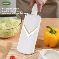 Rallador de Repollo Multifuncional, Cortador de Verduras para Repollo, Repollo Morado y Ensaladas