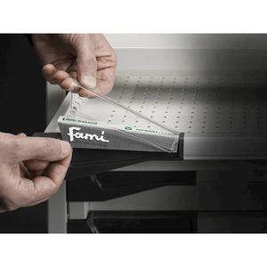 Fami Master tool <b>trolley</b> <b>with</b> 5 adjustable-extension <b>drawers</b>, grey, 561x573x922mm - Product Image 4