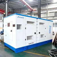 Générateur diesel silencieux triphasé 500 kVA à démarrage automatique 50/60 Hz 400 kW refroidi par eau avec ATS