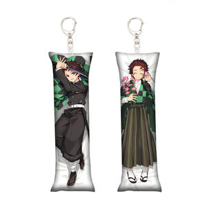 100 estilo 5*15cm <span class=keywords><strong>Vegeta</strong></span> demonio pequeño tiro almohada llavero accesorios lujo Kurosaki Ichigo Mini Dakimakura Anime llaveros juguete - Product Image 3