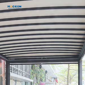 <span class=keywords><strong>Toldo</strong></span> retráctil montado en la pared para instalación de pérgola o <span class=keywords><strong>toldo</strong></span> con iluminación integrada y sombra impermeable - Product Image 2
