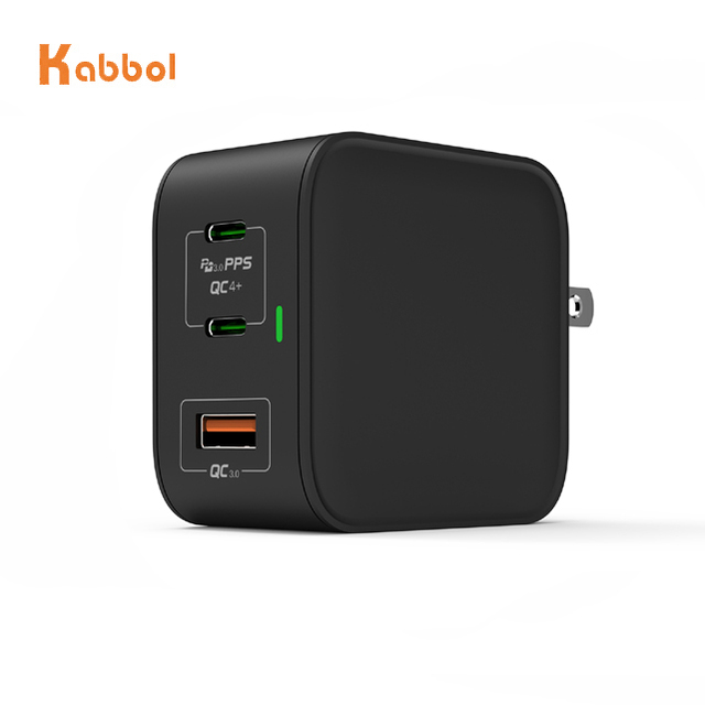 65W USB-C 1-Port GaN PD 3.0 Fast Charger with 20V Output for Laptops Mobile Phones Earphones MacBook Pro Cameras Electric Tools