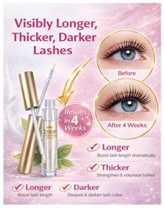 Sérum de croissance des cils longue durée, activateur de cils pour des cils plus volumineux, formule cosmétique, vente en gros en usine - Product Image 3
