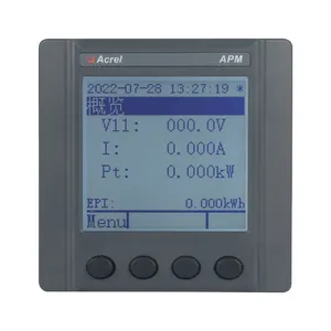 Acrel APM520/CESイーサネット通信0.2s3フェーズSiemens PLC用の総電気測定電力品質アナライザー