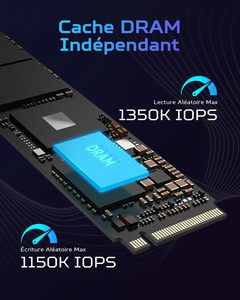 Predator M.2 SSD 2TB GM7000 dengan DRAM Cache NVMe 1.4 2280 PCIe Gen4x4 SSD Internal Kecepatan Ultra Tinggi Kompatibel dengan PS5 Pro - Product Image 4