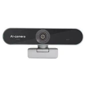 Webcam AI 4K Kamera Web 8 MP Full HD Webcam Kamera Mikrofon Bawaan 1080P Kamera Web Full Hd