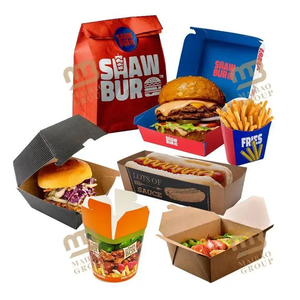 Kraft Paper Box Packaging Food Box, Custom Food Packaging Boxes Custom Logo Togo Box, Takeaway Box Paper Lunch Box for Packiging