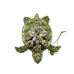 ชุดแก้วรูป<span class=keywords><strong>เต่า</strong></span>ทะเลตกแต่งเทศกาลคริสต์มาสต้นไม้ทาสีงานฝีมือเครื่องประดับแก้วจี้สำหรับงานแต่งงาน - Product Image 3