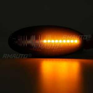 Par de Luces LED Dinámicas de Señal de Giro Laterales para Nissan Navara D22 NP300 1998-2005 Datsun Frontier Fiera Skystar PickUp - Product Image 5