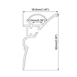 Vách thạch cao nhôm kênh cho sheetrock và thạch cao Trần - Product Image 6