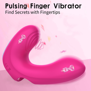 BESTMOON OEM Vibrador de Dedo Rosa para Mujer, 10 Velocidades, Silicona, Juguete Sexual para Posiciones, Masajeador Erótico para Hombres - Product Image 4