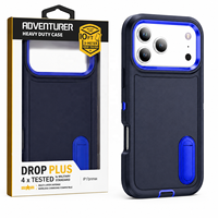 Étui robuste antichoc Adventurer 10FT testé en chute pour iPhone 18 17 16 15 14 13 12 11 X Pro Max avec support hybride intégré