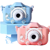 Appareil photo numérique pour enfants, mini reflex numérique, écran 2,0 pouces HD, grand angle 180°, jouet mignon, cadeaux d'anniversaire et de Noël pour enfants