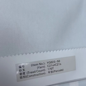 No50 # khách sạn và bệnh viện tẩy trắng vải trắng 170 TC với c21s sợi 100% bông percale - Product Image 1