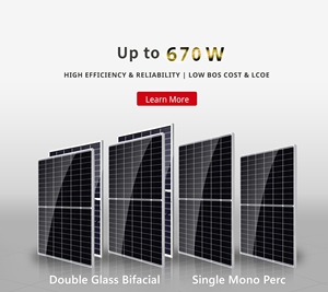 Panneau Solaire Bifacial Monocristallin Mono PERC 182 183.75 Cellules, Efficacité Énergétique 22%, 585W, <span class=keywords><strong>Seldas</strong></span> De Panel Solar - Product Image 2