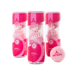 Pelota de Pádel Presurizada Personalizada Caston Sports IANONI, Nuevo Diseño, Alta Calidad, Rosa/Rosado, 45% Lana - Product Image 1