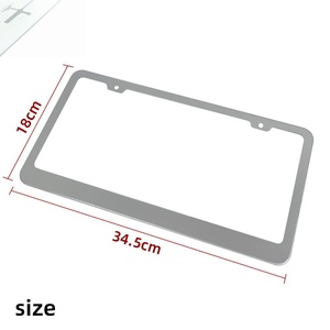 Marco de Matrícula de Aleación de Aluminio para Automóviles de Oriente Medio, Marco Metálico para Matrícula, Venta al Por Mayor - Product Image 2