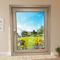 Ventana Abatible de PVC Personalizada, Apertura Interior, Diseño Abatible y Giratorio, Doble Acristalamiento, Vidrio Bajo Emisivo, Ahorro Energético