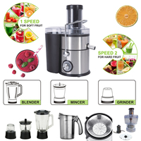 Sap Extractor Centrifuges Wortel Extractor Cafulong Juicer Sap En Blender 4in1 Keukenapparatuur Multifunctionele Juicer