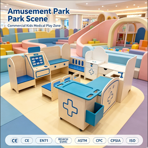Áreas de Juego de Madera para Niños al por Mayor, Diseño Modular con Certificación CE para Niños de 3 a 8 Años, Fabricadas en China - Product Image 3