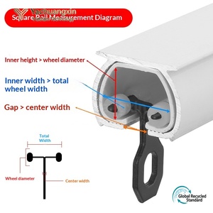 <b>Plastic</b> Right Angle Clamp with <b>White</b> Wheels for Industrial Use - Product Image 5
