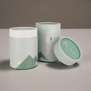 Cardboard paper tube luxury gifts cosmetics candles jewelry perfume <b>box</b> can be customized - Product Image 6