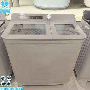 <span class=keywords><strong>Lave</strong></span>-<span class=keywords><strong>linge</strong></span> semi-automatique à double cuve OEM 13 kg, chargement par le haut avec cuves de lavage et d'essorage indépendantes, performance de nettoyage puissante - Product Image 1