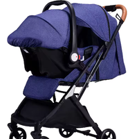 Landau multifonctionnel pour bébé Poussette de voyage de haute qualité pour bébé de luxe