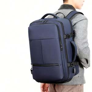 Mochila Unisex de Gran Capacidad de 45L, Expandible, de Lujo, con Cierre, Carga USB, para Portátil de 17'', Impermeable, Multifuncional, para Viajes de Negocios - Product Image 1