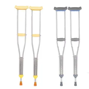 Leve Medical Deficientes Walking Stick Alumínio Útil Axilar Axilar Muleta Tipos Preço Para Venda