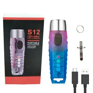 WARSUN Amazon Hot Sale Outdoor Torch Light Mini Flashlight EDC Flashlight Rechargeable Torch Flashlights