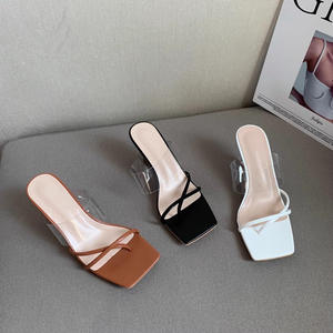 Nouvelle Collection Été 2026 – Sandales Mules Élégantes à Talons Aiguilles et Bout Ouvert Transparent, Style Féerique Français pour Femme - Product Image 1