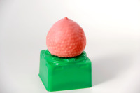 Hotverkopende Halal gecertificeerde lychee fruitijsjes 3D fruitvormige snack met doosverpakking rechtstreeks uit China