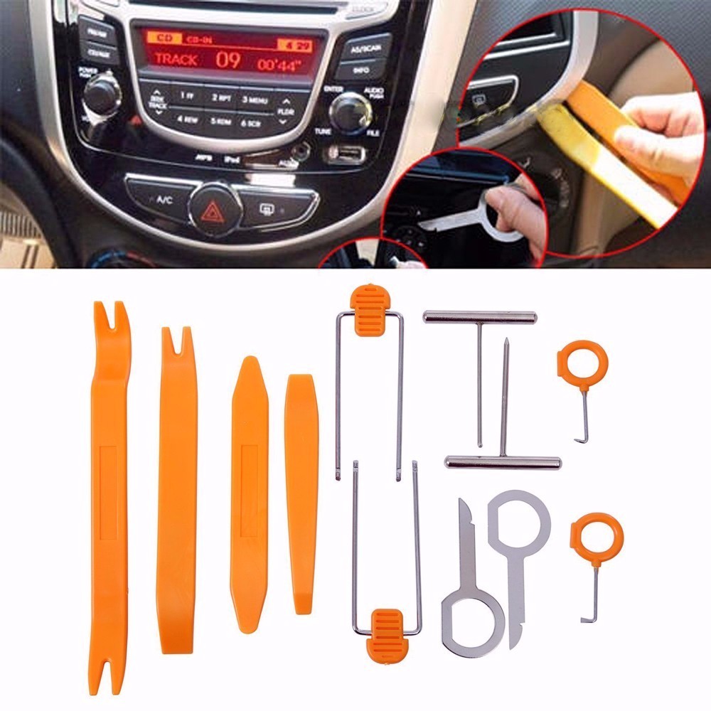 ORANGLES 14 PCS Car Trim Removal Tools Kit – PDR Panel Door Clip Radio Audio Removal Locksmith Tool Set Saudi Arabia - angled perspective - presenting advantages - Image 4 of 6 | fits any environment | Purchase 14 PCS Car Trim Removal Tools Kit – PDR Panel Door Clip Radio Audio Removal Locksmith Tool Set Saudi Arabia Michigan | Free Shipping ORANGLES