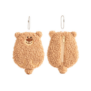 Monedero Portátil Personalizado, Bolsa para Llaves, Bolsa para Excrementos de Perro, Peluche de Osito, Colgante Bonito con Cierre de Cremallera - Product Image 6