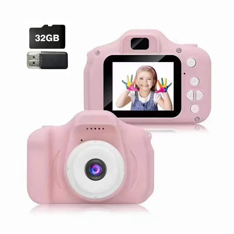 बच्चों के लिए बच्चों का कैमरा मिनी शैक्षिक खिलौने बच्चों के लिए बेबी उपहार जन्मदिन का उपहार डिजिटल कैमरा 1080पी प्रोजेक्शन वीडियो कैमरा