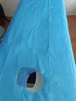 Drap de lit jetable imperméable non tissé pour massage et spa