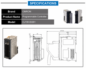 Módulo de Entrada Digital CJ1W-ID261 de 64 Puntos, 24VDC, Conector FCN para PLC Omron Serie CJ BlinkRAD - Product Image 3
