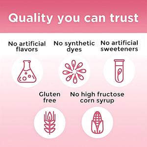 Rosebest Fabrik GMP-Zertifiziert Großhandel OEM Private Label Natürlicher Kirschgeschmack 1000MCG <span class=keywords><strong>Vitamin</strong></span> <span class=keywords><strong>B12</strong></span> und Nahrungsergänzungsmittel Gummis in Großpackungen - Product Image 4