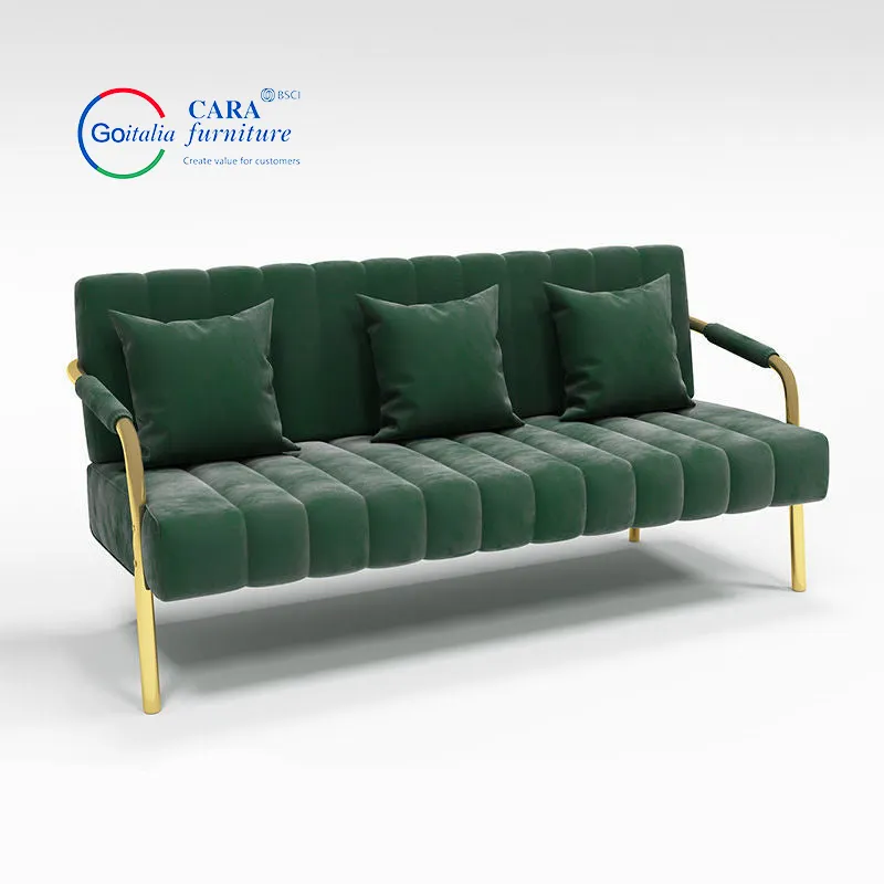 製造販売金属サポート美しいデザイン家の家具のための安いソファリビングルームモダン