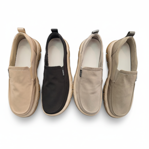 Chaussures en toile décontractées pour hommes, chaussures de sport de plein air à enfiler, à large ajustement. - Product Image 6