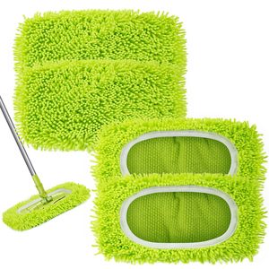 Sợi Nhỏ Lau Ướt Miếng Đệm Tái Sử Dụng Khô Quét Vải Tương Thích Với <span class=keywords><strong>Swiffer</strong></span> Quét Lau Pad Nạp Cho Sàn Làm Sạch - Product Image 1