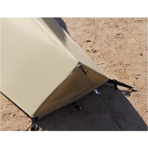 CAMPTOWN I CAN <b>Light</b> Weight Camping Tent Ripstop Silicon Fabric Aluminum <b>Pole</b> 1.24kg Mini Size Solo Backpack Hiking Gear - Product Image 3