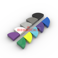 BEBRICKS Série de pièces de construction 25269 Tuile ronde 1x1 Quarter Blocs de construction jouet Star Bricks pièce Wars set pour enfants cadeau