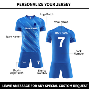 Camiseta de fútbol con logotipo personalizado para adultos, las últimas camisetas de fútbol, Kit de diseño, estilo deportivo, impresión - Product Image 3