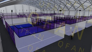 Cancha de Pádel con Techo APEX, Carpa para Cancha de Pádel de Fábrica China - Product Image 6